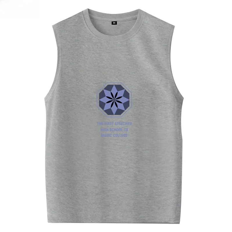Anime Surroundings Magic High School Undergraduate Cotton Vest Unisex Japanese Style Shoulder Pad Pure Cotton Sweat Vest