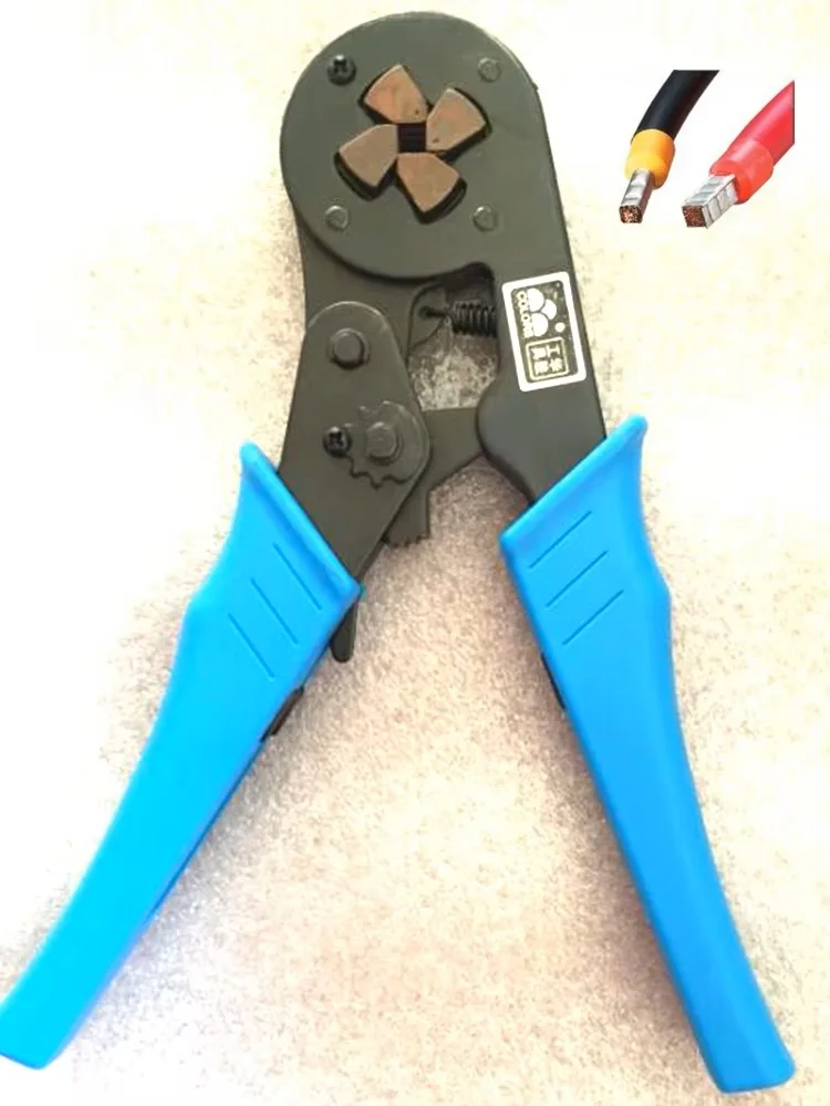 Pince à sertir HSC8 16-4 MINI-TYPE auto-ajustable, outil 4-16 mm2 bornes