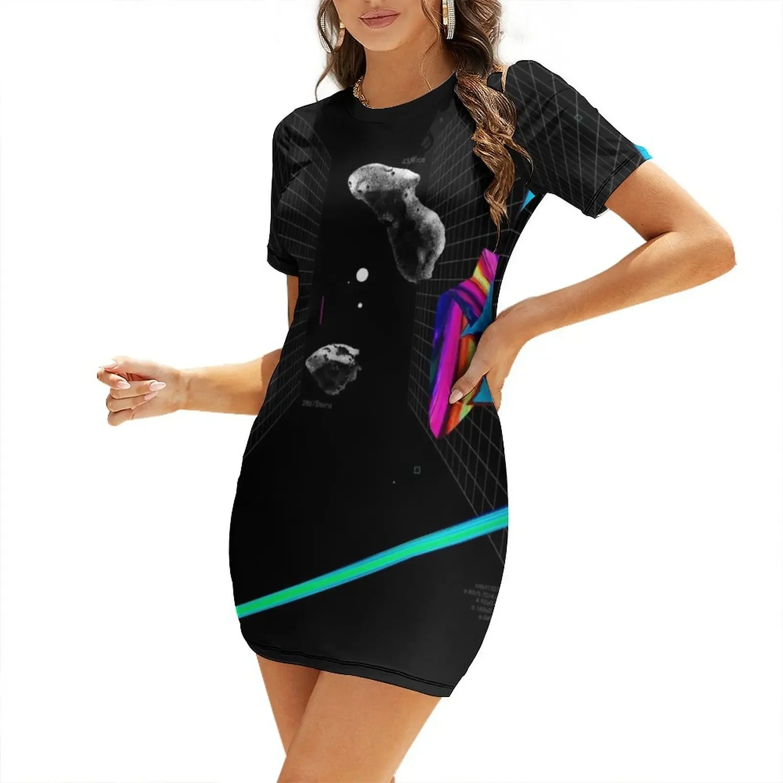 

Asteroid 2NF+ Short-Sleeved Dress clothing women summer 2025 summer dress women 2025 Dress