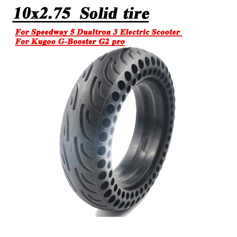 

10x2.75-6.5 Solid Tire for Kugoo G-Booster G2 Pro Speedway 5 Dualtron 3 Electric Scooter Non-Pneumatic Tyre