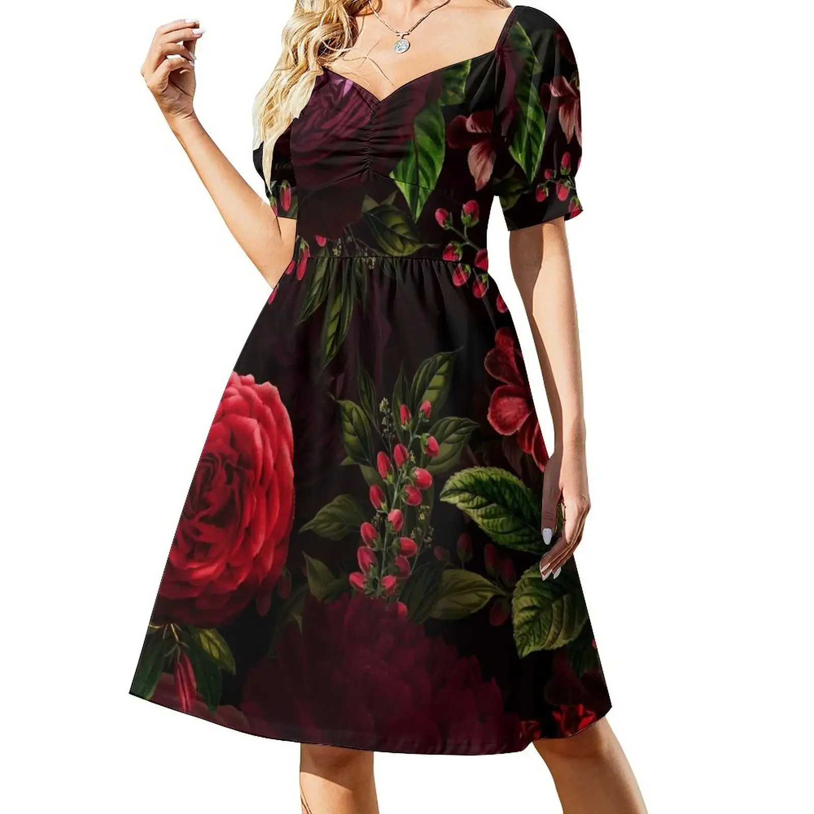 Mystical night Botanical Night Garden VI Dress elegant dress Women's dresses evening dress women women formal occasion dresses