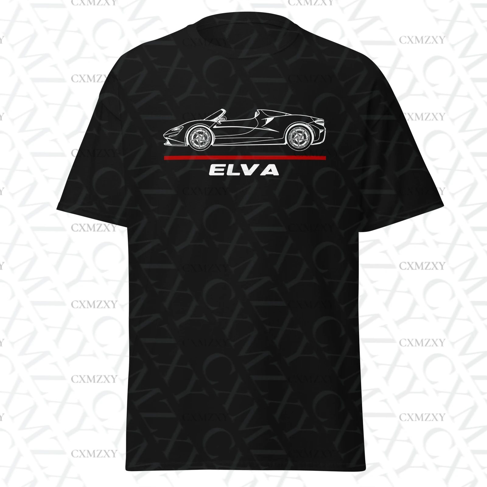 

Elva car lovers cotton short sleeves T-shirt short sleeves for men and women
