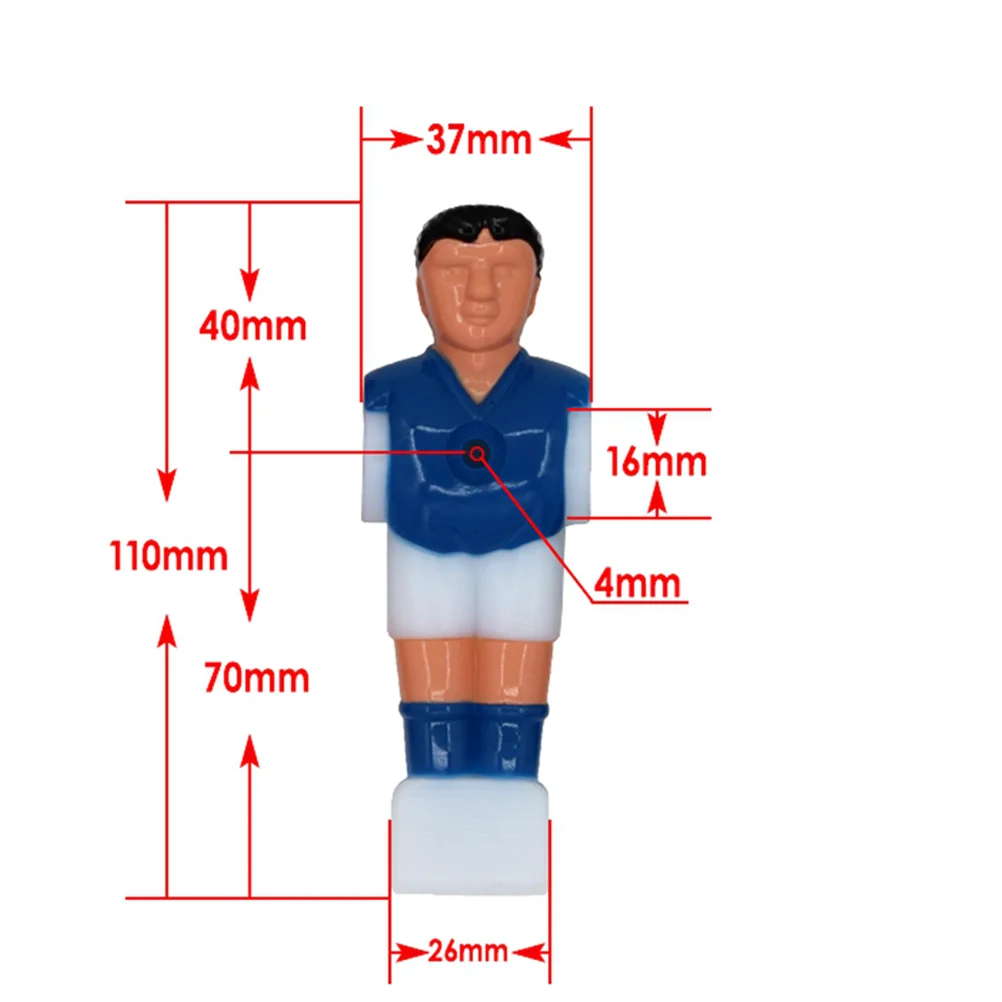 4-delige voetbal op tafel minifiguren marionet tafelspeler kinderen spelers voetbal spelmachine