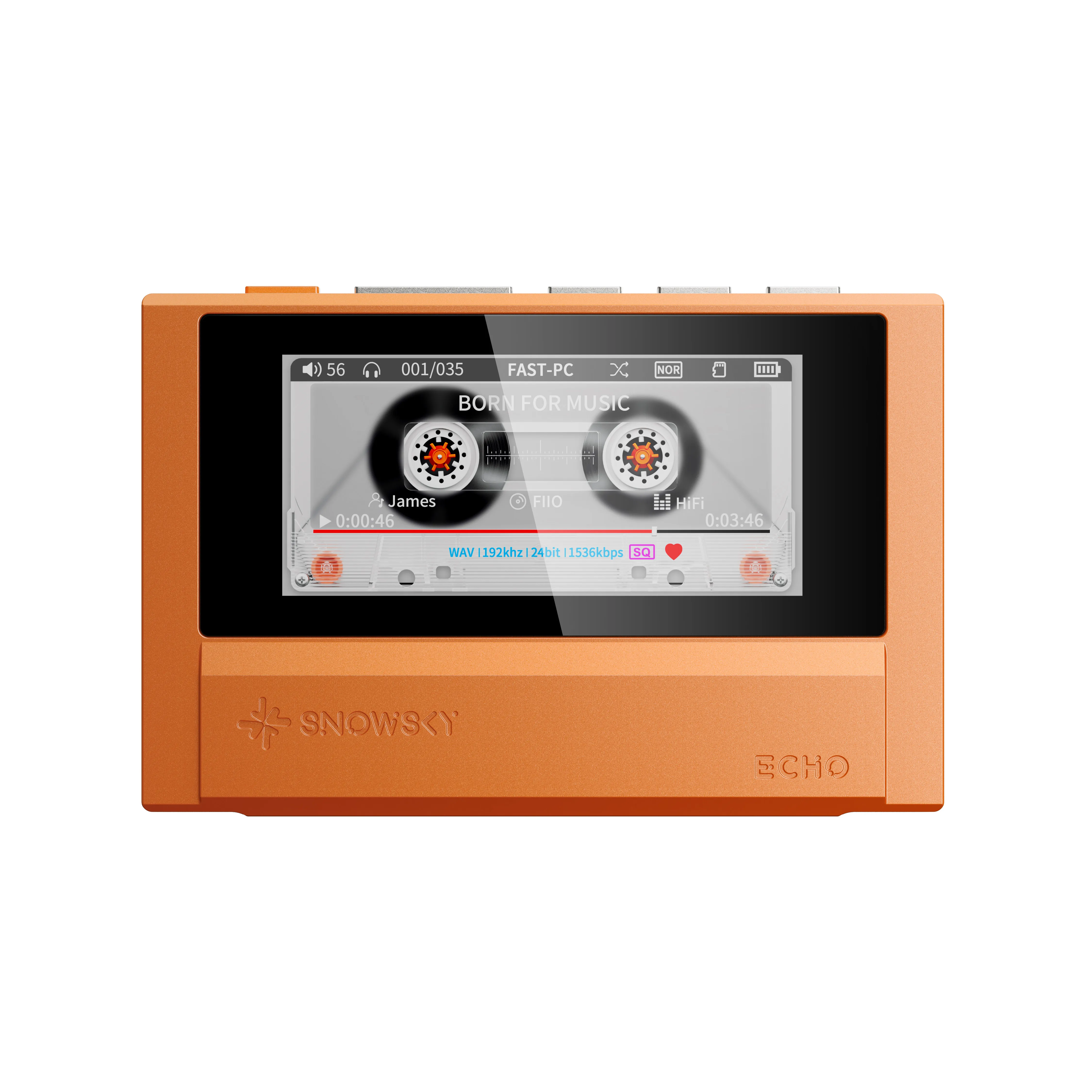 FiiO SnowSky ECHO MINI ロスレス音楽プレーヤーポータブル Bluetooth