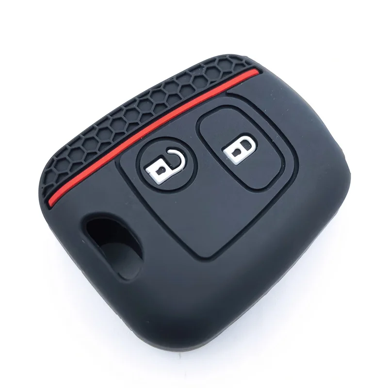 Silicone Car Remote Key Cover Case for Citroen C1 C2 C3 C4 Xsara Picasso Key Cap Peugeot 107 206 207 306 307 407 for Toyota Aygo
