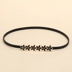 Six Small Flower Thin Belt Women's All-Match Fashion Decorative Dress Accessories Spring Waist Chain Waist Seal GM1664