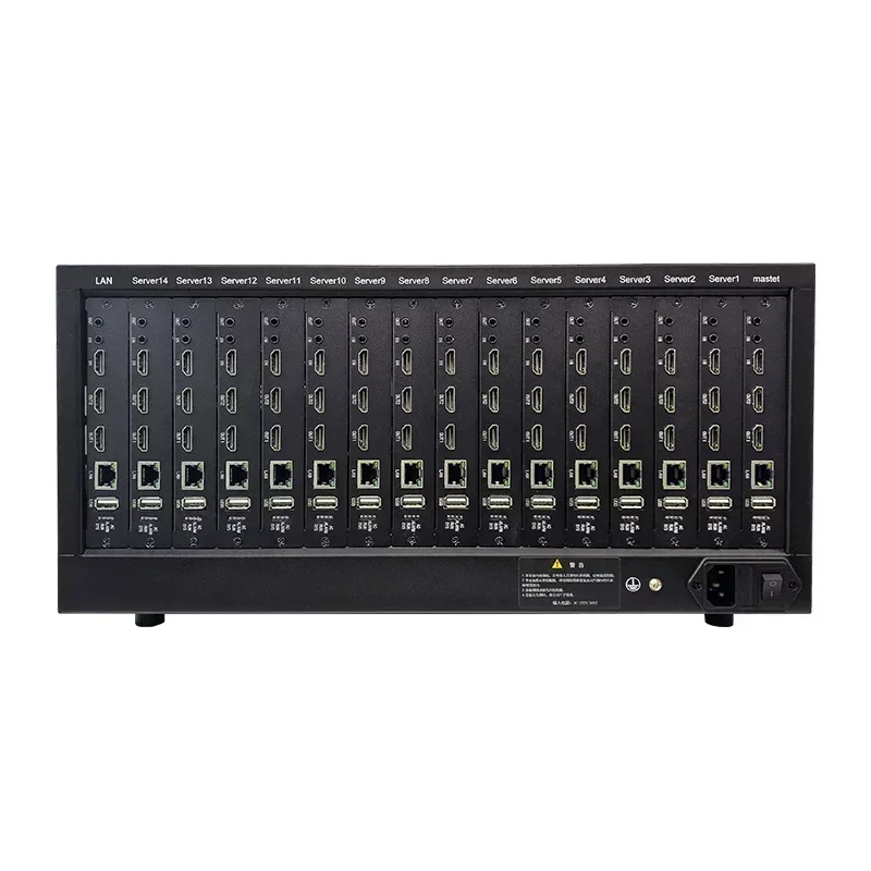 32 Channel Network Decoder Matrix Surveillance Video Processor IPC Decoder On Wall H.265/H.264 video