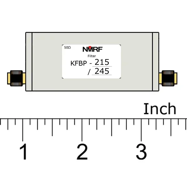 

215~245MHz VHF Band Bandpass Filter with SMA Interface