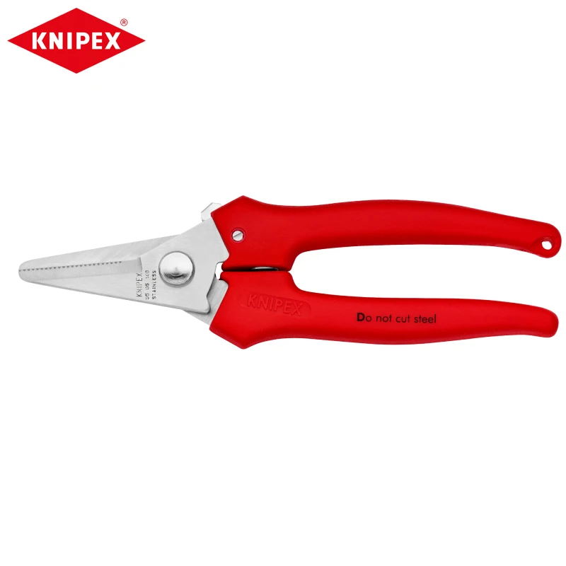 knipex alicate de corte eletricista corte de cabos tesoura de borda tratamento de endurecimento a vacuo duro e afiado 95 05 140 01