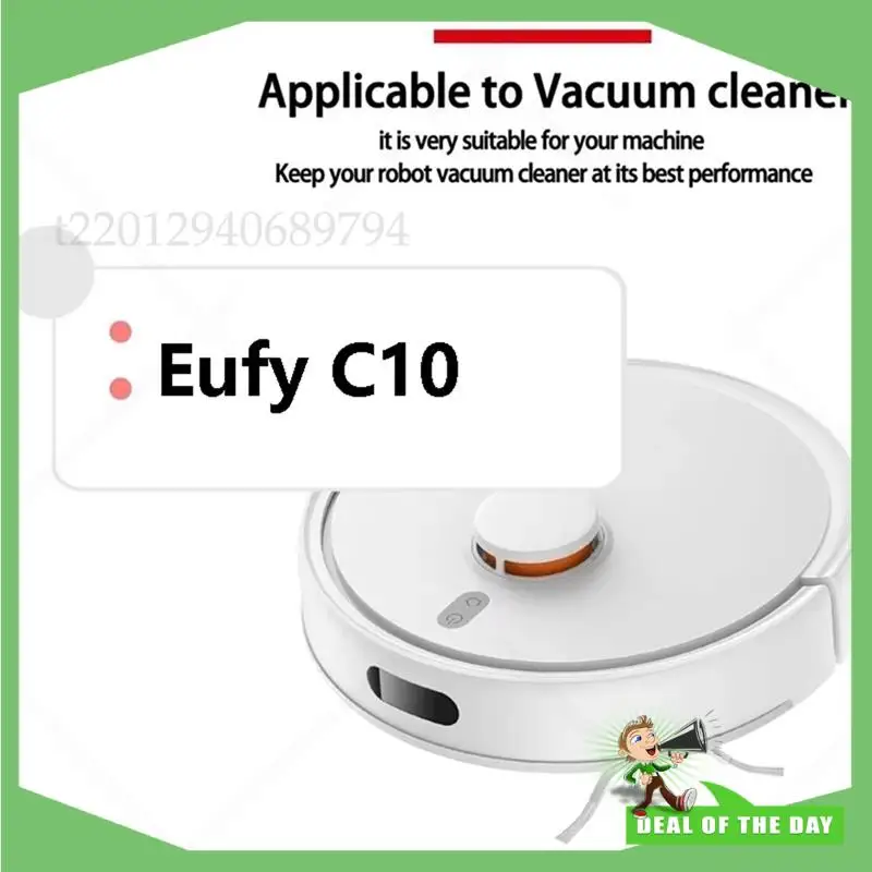 -ABPO For Eufy C10 Spare Parts Main Side Brush Hepa Filter Dust Bags Robot Vacuum Cleaner Accessories