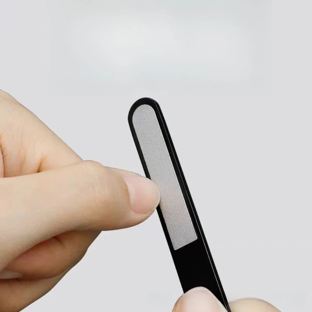 1PC New Fashion Nail Files Stainless Steel Manicure Pedicure Grooming Professional Finger Toe Nail Care Tools Accessories