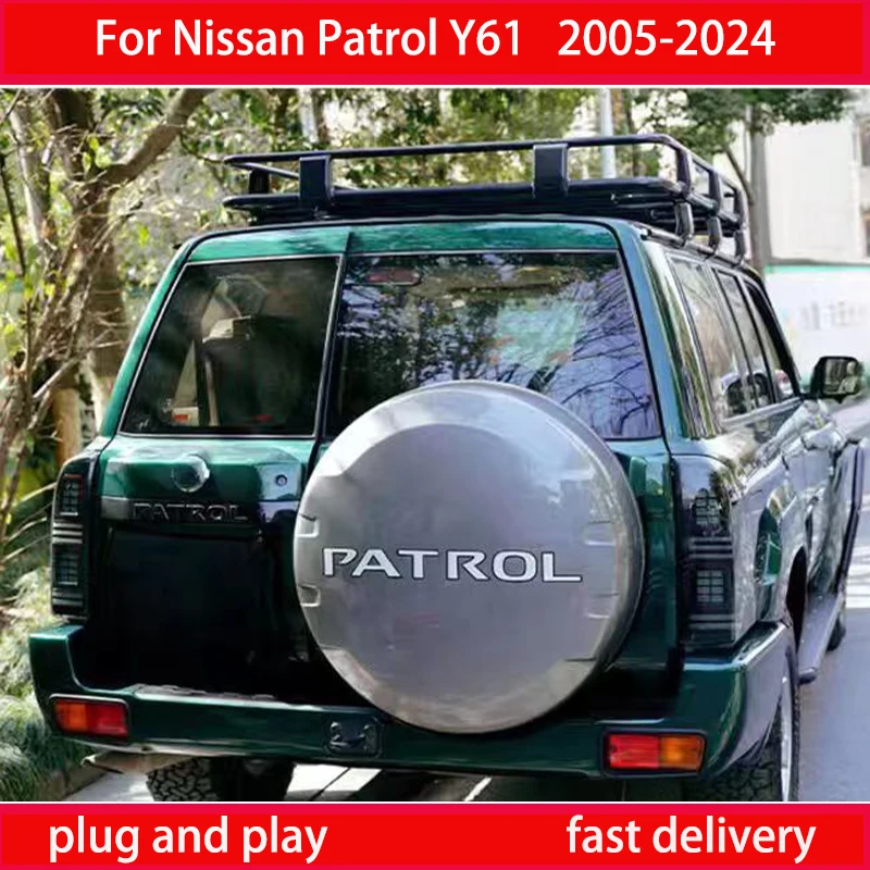

Taillight Assembly For NISSAN Y61 05-22 Patrol Retrofit Modified LED Flowing Tail Rear Light Car Accessories