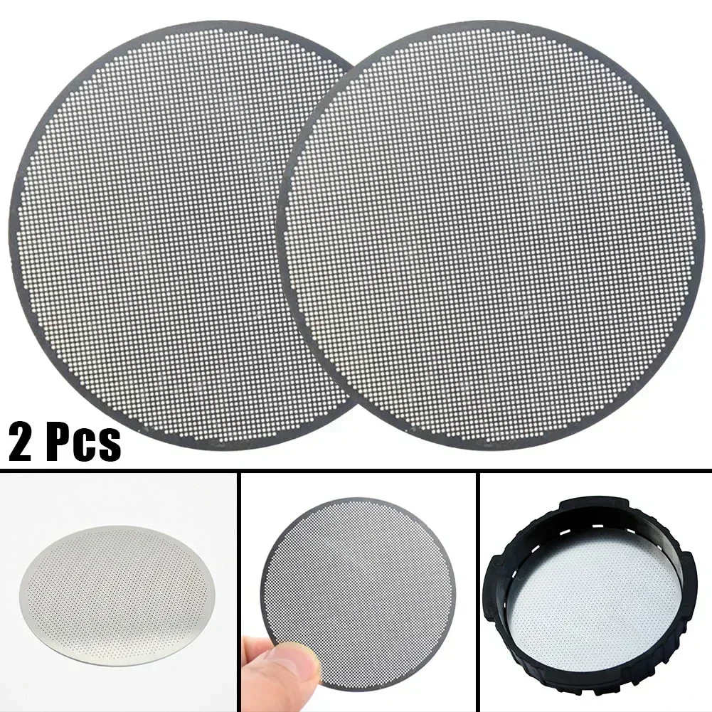 2pcs Reusable Stainless Steel Filter Compatible With For Aeropress Coffee Maker For Coffee Machine Handle Puck Screen