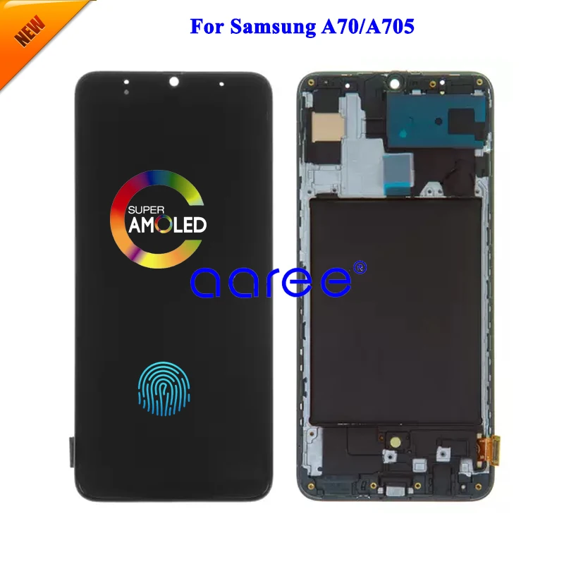 6.5\' AMOMLED OLED  LCD  For Samsung A70 2019 A705 LCD A70 lcd For Samsung A70 A705 LCD Screen Touch Digitizer Assembly