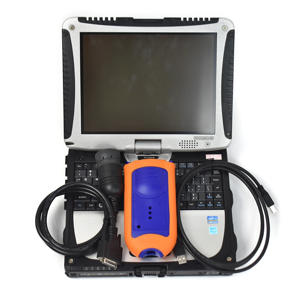 V5.3 AG CF EDL V2 with advisor Agricultural Construction equipment diagnostic kit Electronic Data Link tool diagnostic+CF19 PC