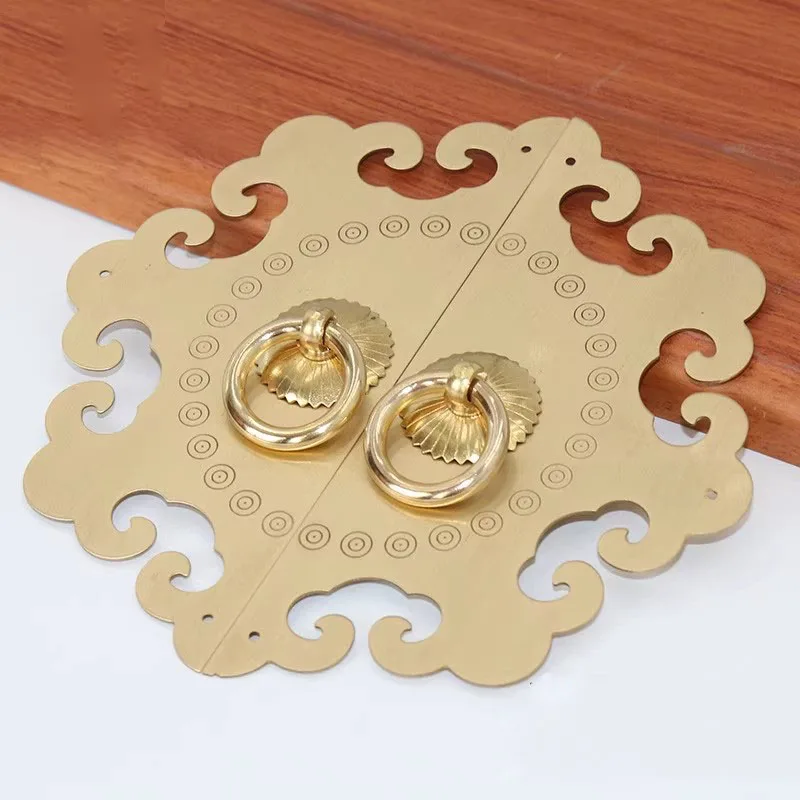 

155mm Chinese Antique Furniture Drawer Knob Hardware Classical Wardrobe Cabinet Shoe Door Handle Closet Cone Vintage Pull