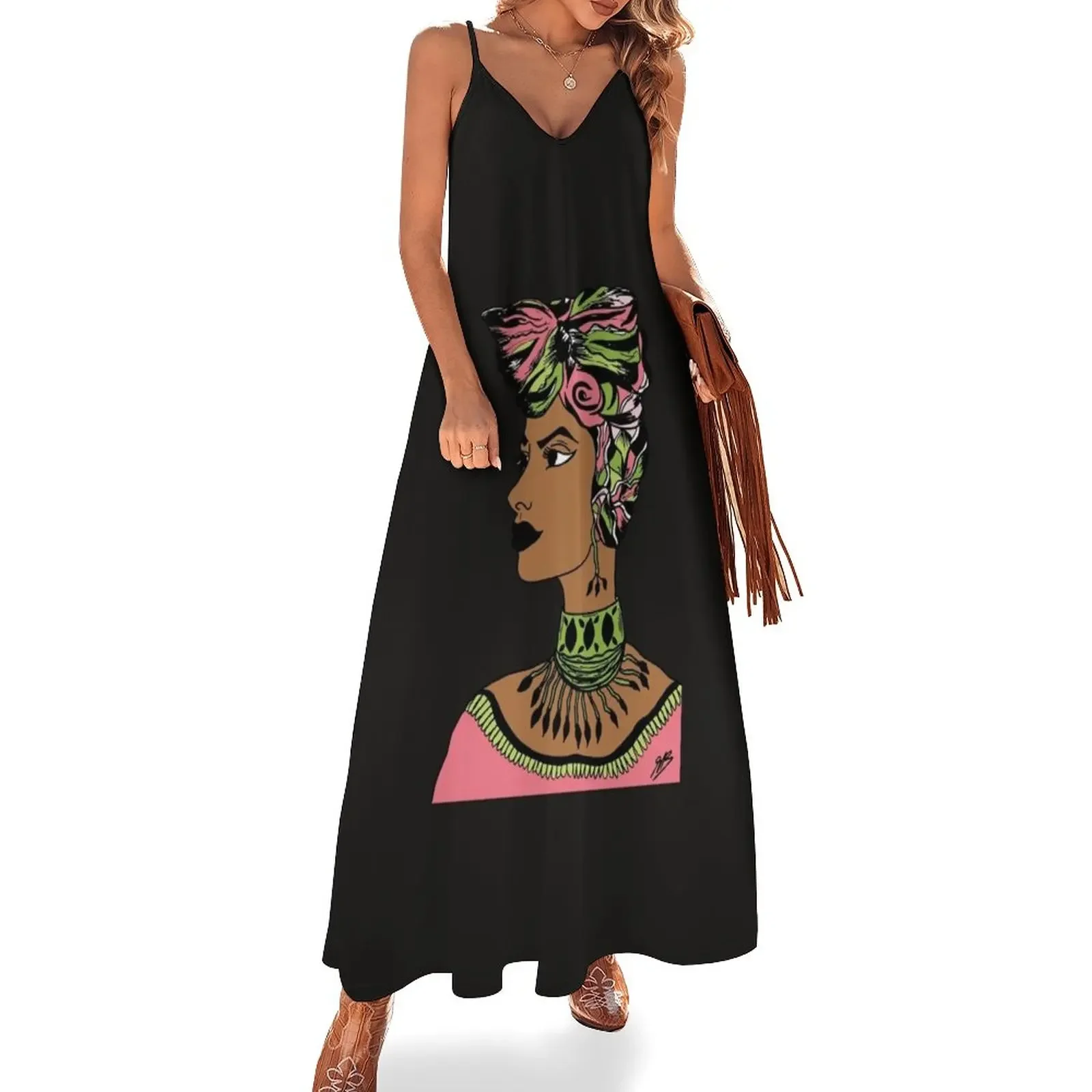 

Wear Your Crown - AKA Queen Sleeveless Dress long sleeve dress clothes