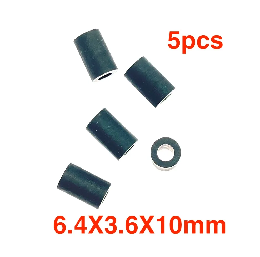 5pcs 6.4mmx3.6x10 Buffer rubber ring Shock absorption rubber pad Waterproof for cassette deck audio tape Stereo player