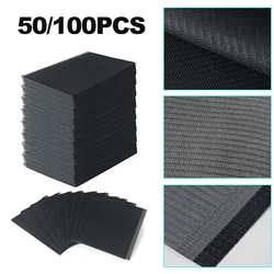 50/100pcs Disposable Tattoo Clean Pad Mat Waterproof Paper Tablecloths Double Layer Sheets Tattoo Accessories Black Napkin Cover