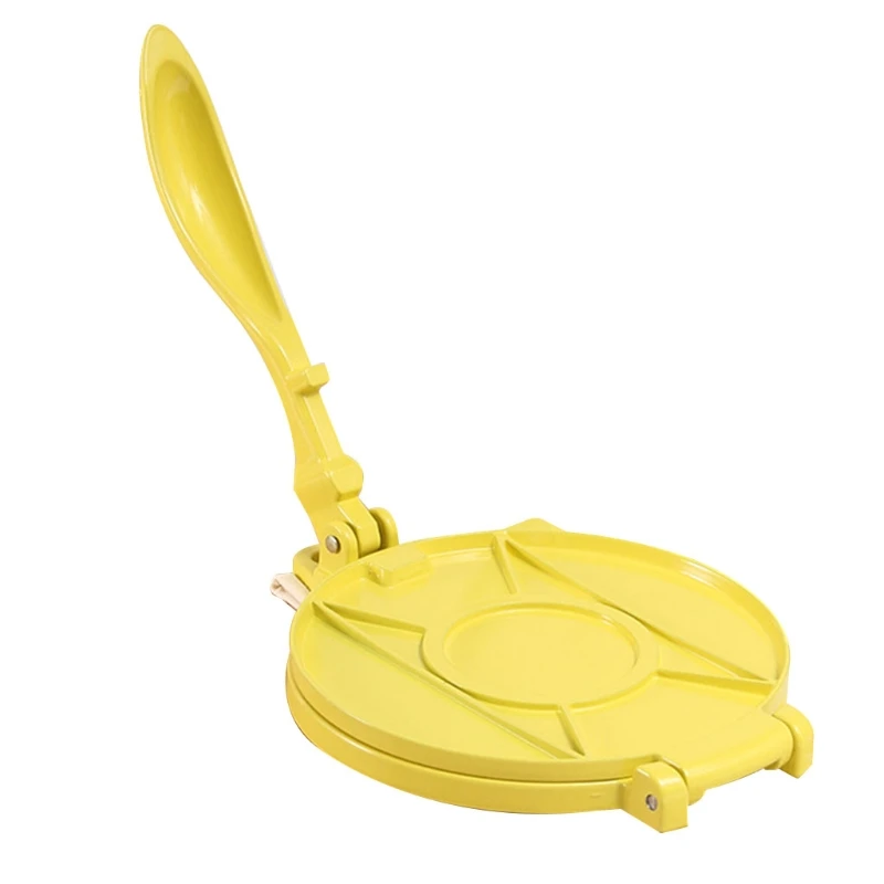 

Premium Grade Aluminum Alloy Material Tortilla Press Tortillas Maker with Handle Silver and Yellow 2 Colors Choose Tools