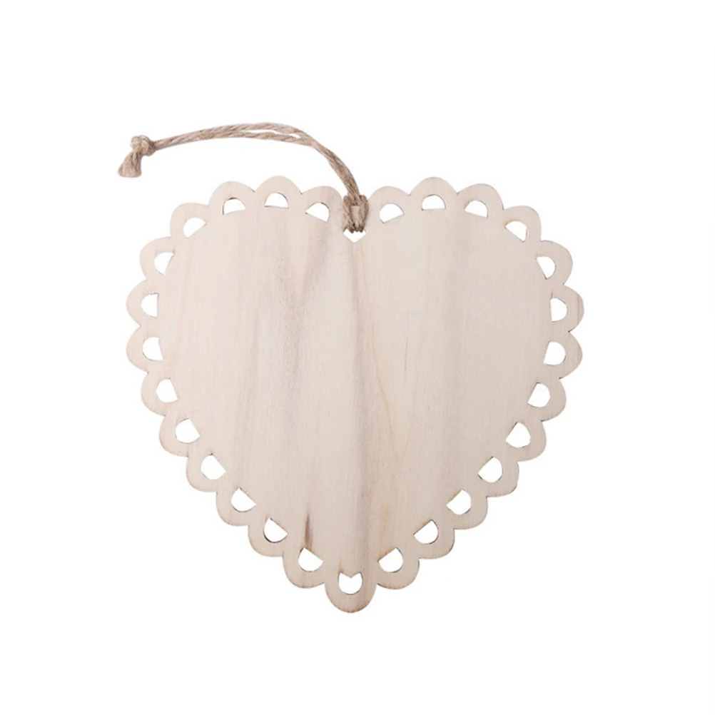 

Mini Heart Shaped Blackboard 16x15cm Wedding Decor Chalkboard Tags Hanging Wall Message Board Wooden Craft Signs