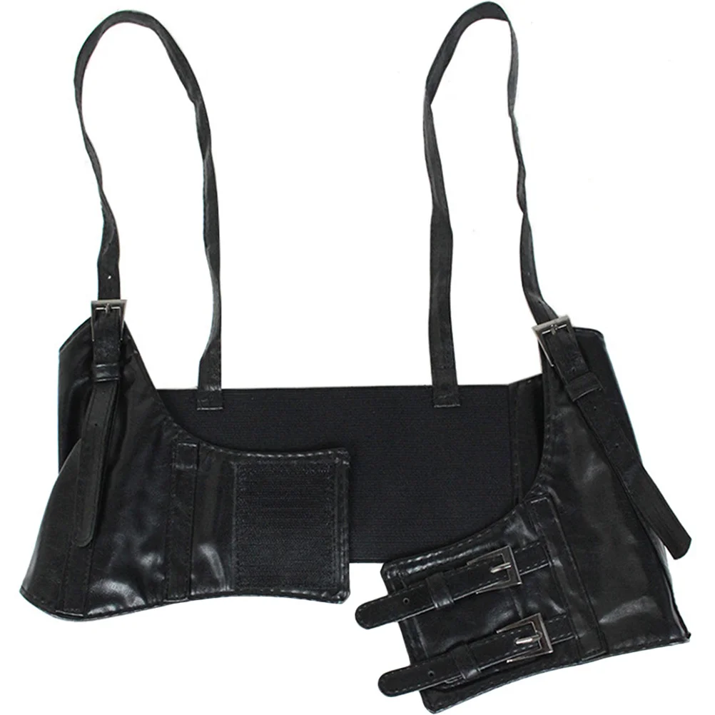 เข็มขัดยีนส์ PU แบบยาว สไตล์พังก์ ปรับได้ เครื่องประดับแฟชั่นโกธิค สายคาดเอวสำหรับงานเทศกาลและปาร์ตี้