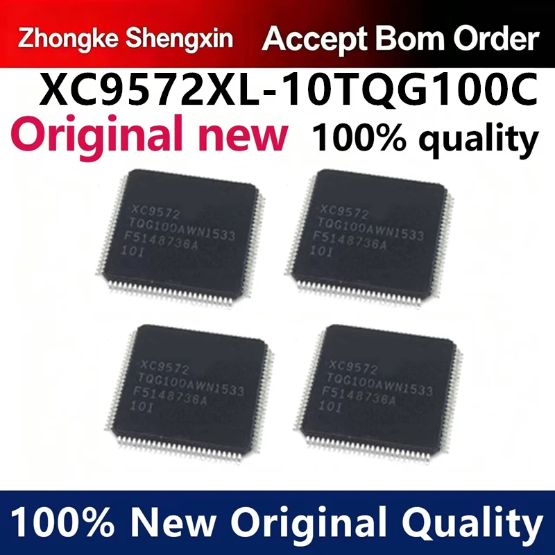 （5pcs-100pcs）New XC9572XL-10TQG100C TQFP-100 Embedded Programmable Logic Chip