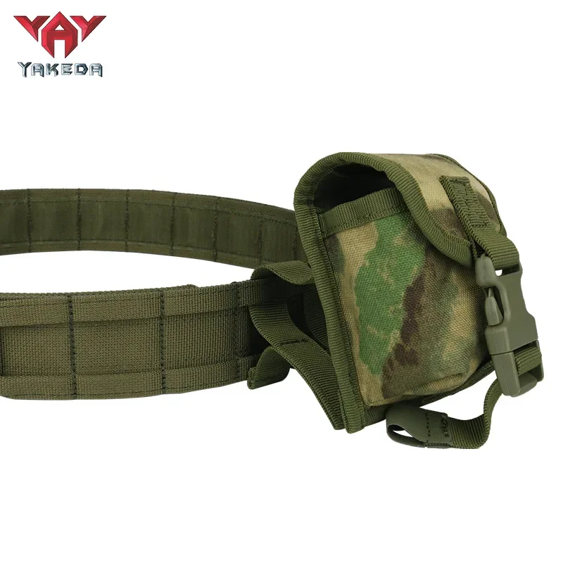 حزام YAKEDA التكتيكي حزام المعركة مولي حزام القتال التكتيكي القتالي الادسنس حزام الثقيلة مع الحقائب