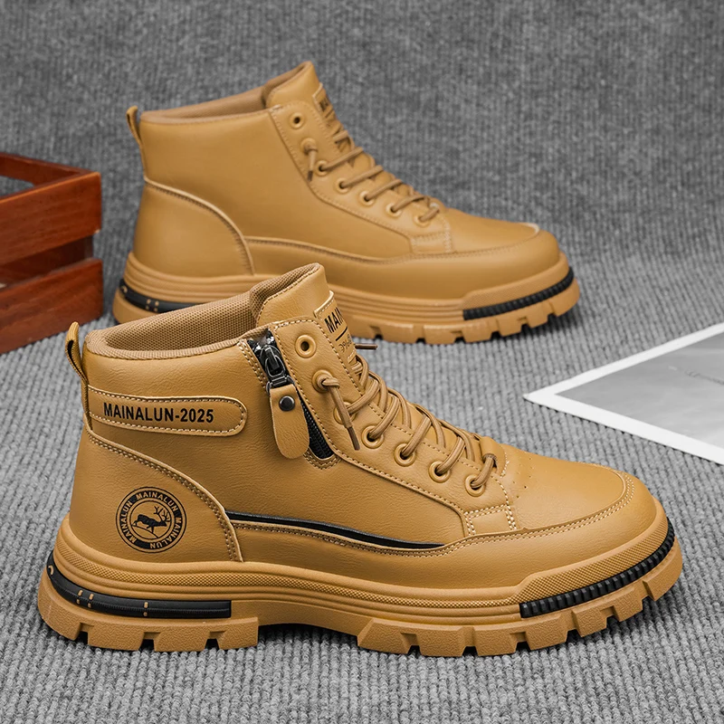 Men's Skateboard Shoes, with Excellent Outdoor Anti-Slip Grip, Offer Casual Comfort Suitable for Daily Wear, Office Use, and out
