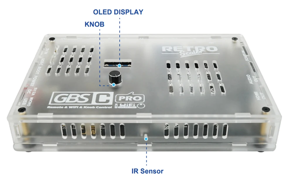RetroScaler GBSC Pro GBS Control Scart RGBS YPbPr VGA Composite(AV) SV zu HDMI ® Video-Audiokonverter für Retro-Spielekonsolen – Detail 11