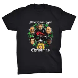 Merry Smeggin' Christmas Smegging Funny Red Dwarf T-Shirt Lister Rimmer Kryten