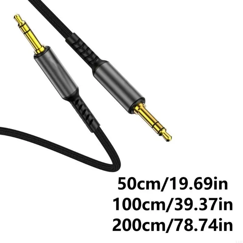 

L41E 3.5mm USB Type C to 3.5mm Stereos Audios Cable AUXs Cable for Headphone Speaker