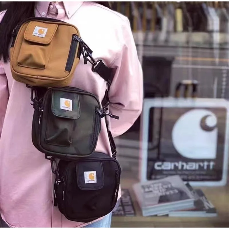 Bolso informal estilo uniforme de cartero para parejas, bolso Carhartt, bolso bandolera, bolso de hombro unisex, bolso cuadrado pequeño
