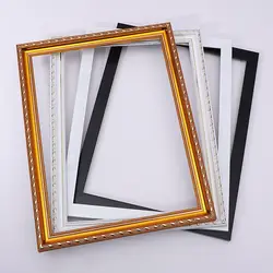 European Style Diy Outer Frame For Oil Painting By Numbers Diamond Painting PS Foam Frame Photo Frame Wall Art Home Decoration