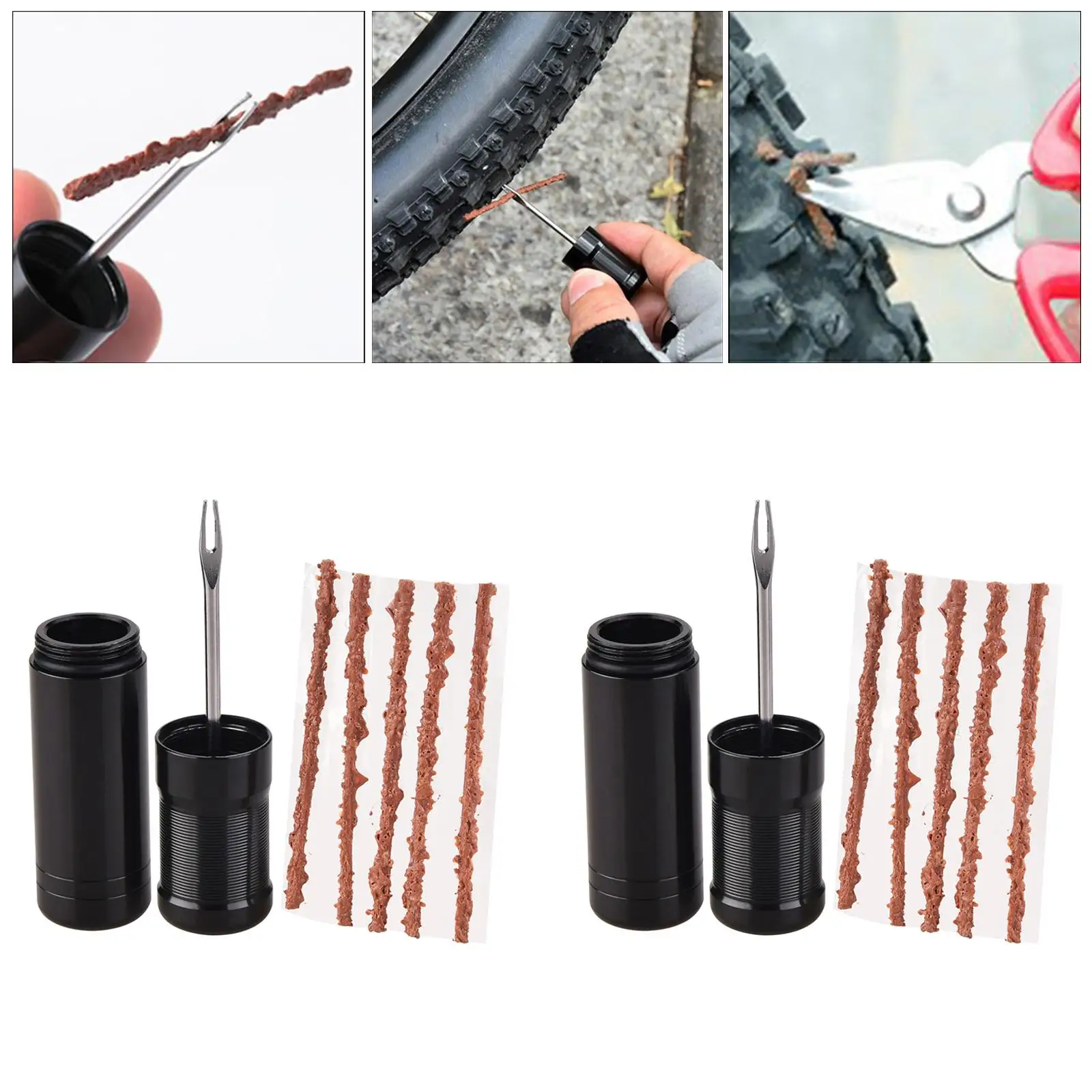 Tubeless Bike Tire Repair Kit Plugs Tool Fit for Mountain Bike MTB Bike