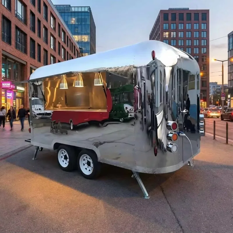 Original Customized Food Truck with Full Kitchen Multi Color Mobile Food Trailer Best Price