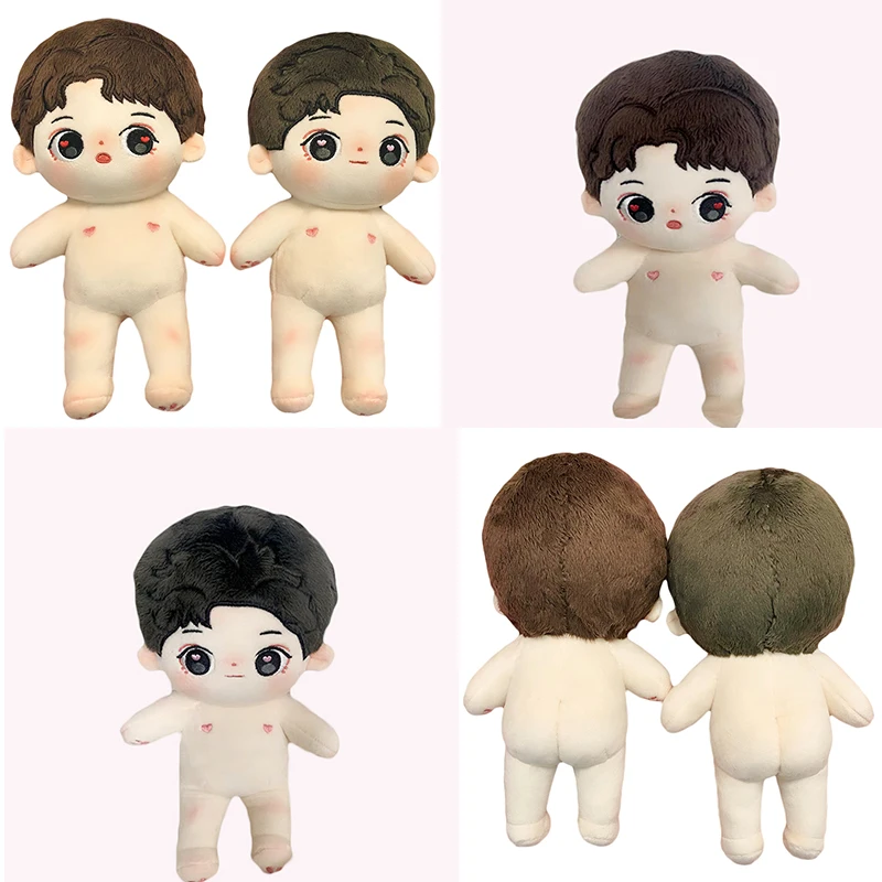 20cm Lovely IDol DIY Plush Baby Dolls For Fans Customization Star Handmake Doll Cute Stuffed Kids Toys Girl Family Fan Gifts