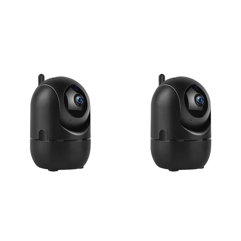 ABUO-2X 1080P Wireless Camera 355° Camera Mini Pet Video Surveillance Camera With Wifi Baby Monitor Smart Home Black US PLUG