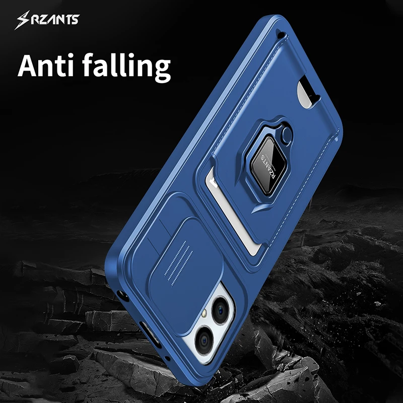 Rzants For Honor X8 Cover Case[Bison]Push-pull Magnetic Card Phone Case