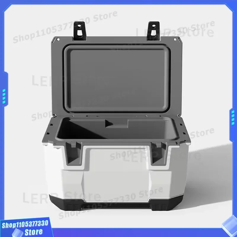 60L Portable Hard Shell Camping Cooler Box Outdoor Picnic BBQ Fresh Food Storage Freezer Refrigerator for Travel Beach