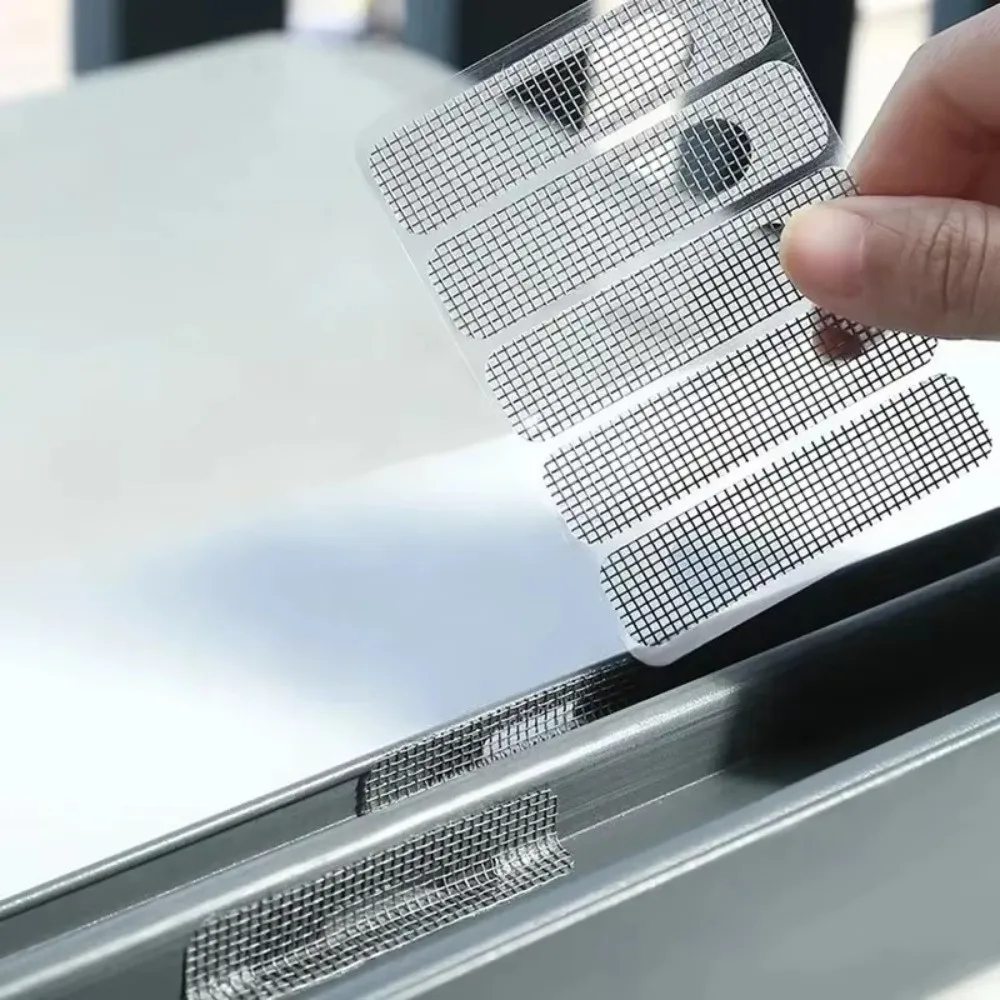 5/10Pack DIY Window Screen Patch Fix Net Adhesive Self-Stick Repair Screen Patch Repair Tape Invisible