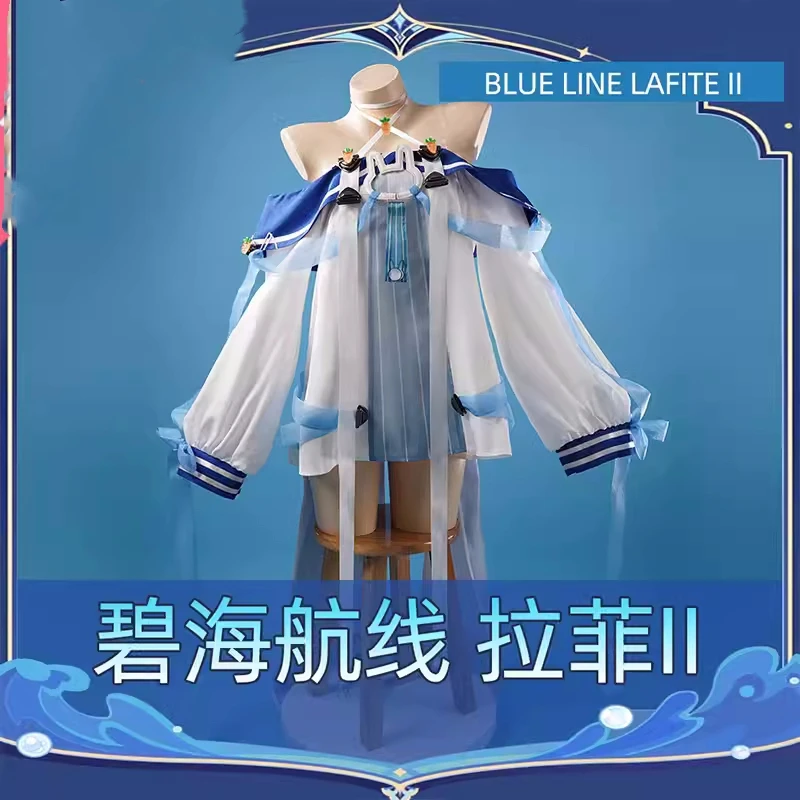 Game Azur Lane USS Laffey II Cosplay Costume Fashion Dress Uniform Female Bunny Role Play Clothing Halloween Party Outfit Stock - Image 6