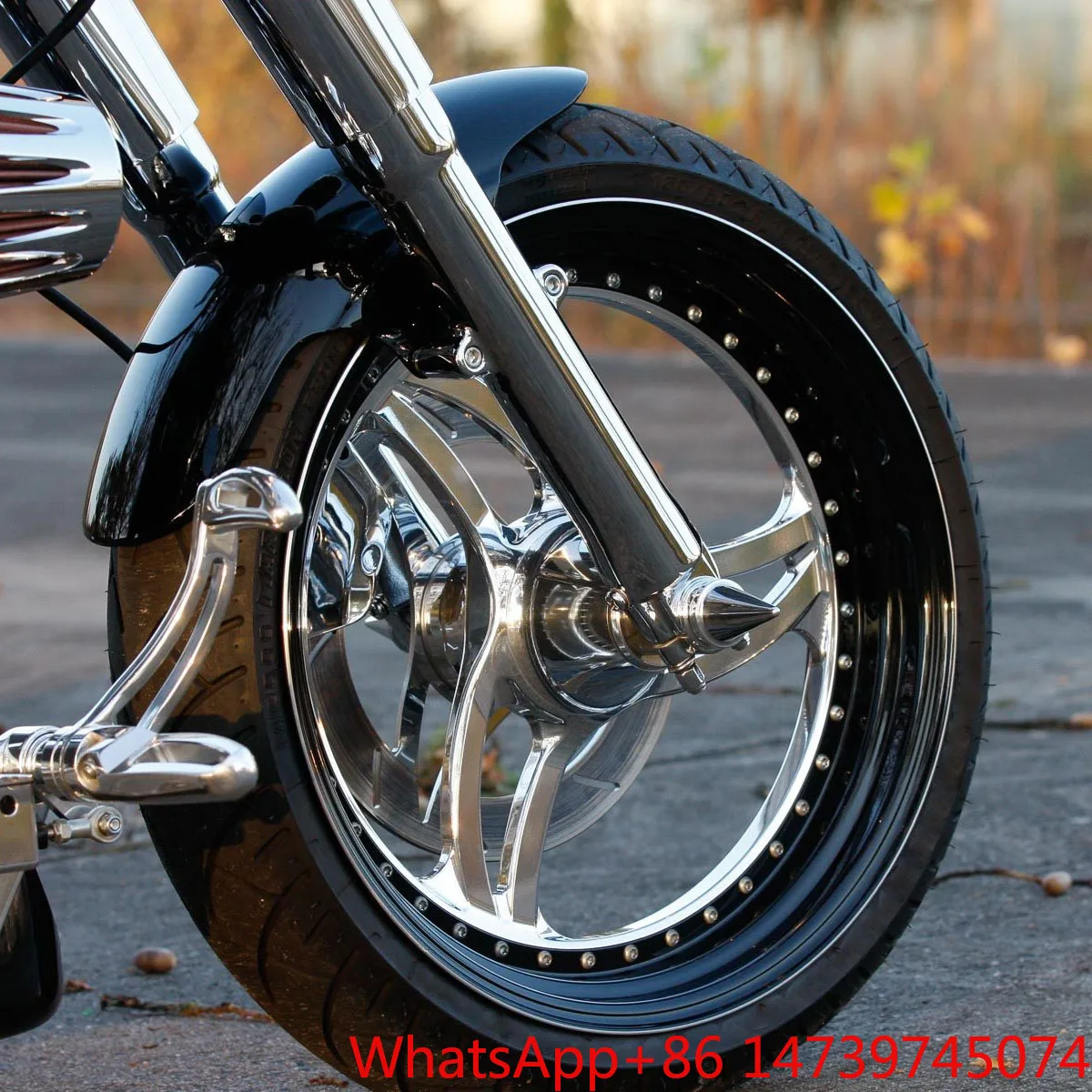 For Harley 14-later XL883N XL1200V Models Motorcycle Wheels Black Aluminum Alloy Front Rear Rims New Accessories ManufacturingZh
