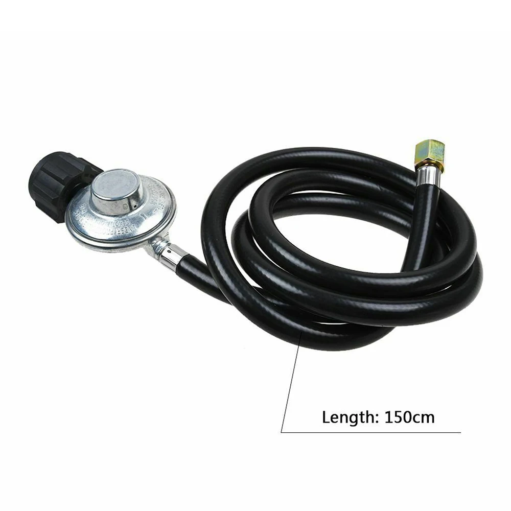 5ft Hose Propane Regulator Propane  Extension Hose Regulator Gas BBQ Grill Heater LP Line Fire Pit Low BBQ Propane Regulator