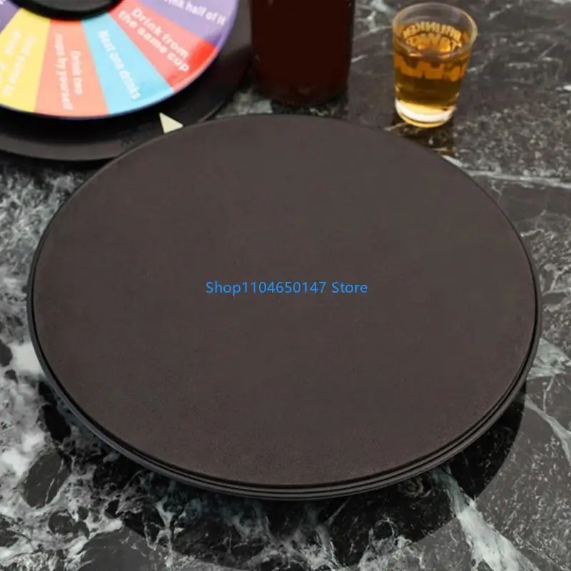 Transparents Acrylic Rotating Parties Wheel With Multilingual Table Prizes Wheel