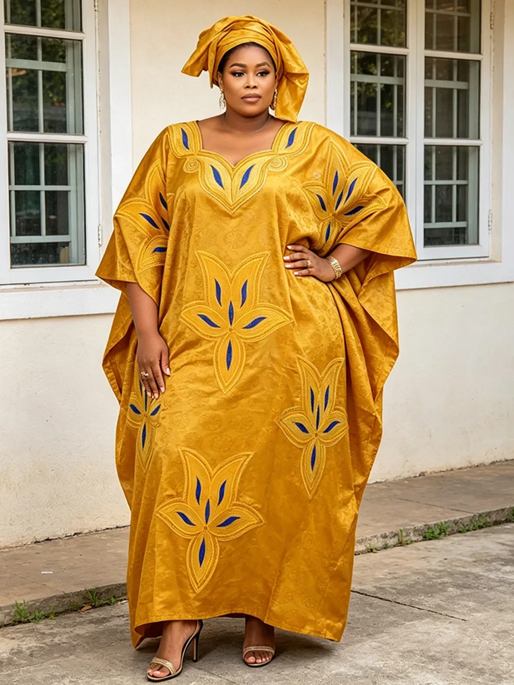 Plus Size African Clothes for Women 2026 New African Dashiki Ankara Embroidery Robe Bazin Design Wedding Party Dresses