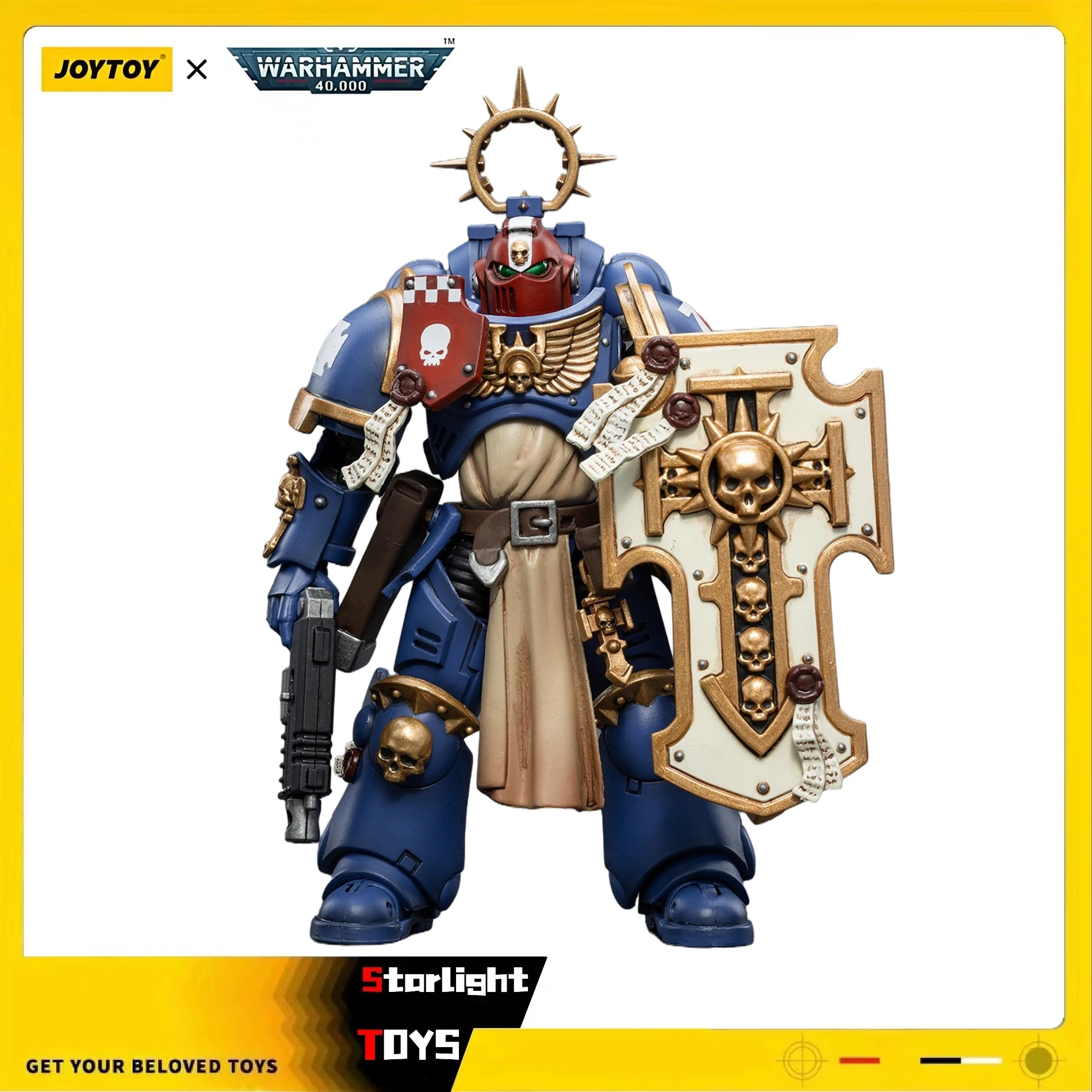 JOYTOY 1/18 عمل الشكل Warhammer 40K Ultramarines Bladeguard المخضرم شقيق الرقيب Proximo لعبة مجسمة الهدايا