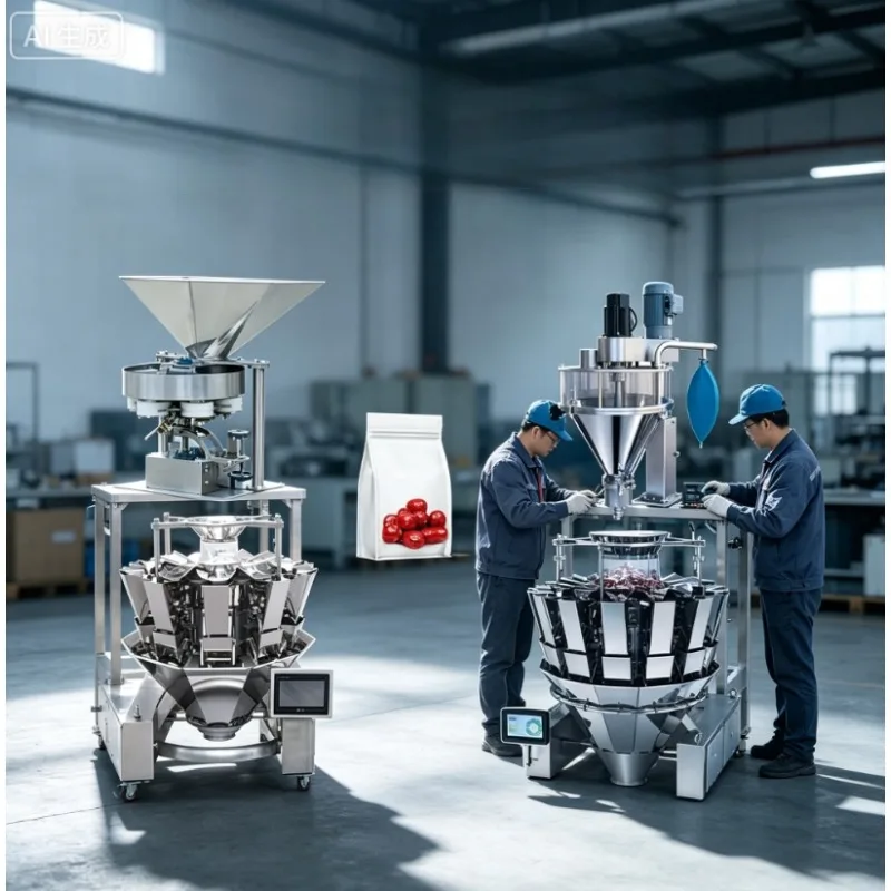 Custom Fully Automatic Packing Machine for Fruit and Vegetable Industrial Packaging Equipment Particle Packaging Production Line