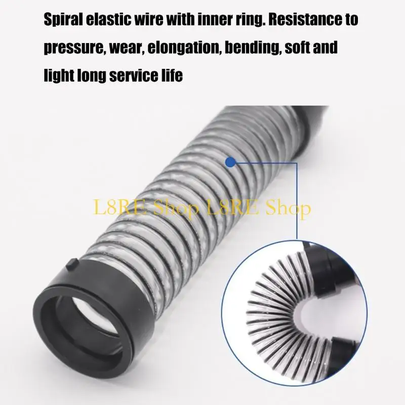 L8RE 2PCS Гибкая труба беспроводная вакуумная очиститель для шланга скруббер запасная часть