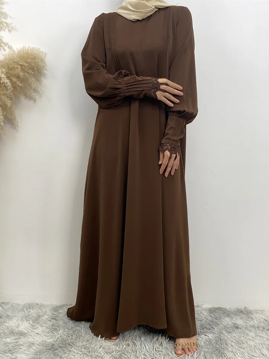 عباية تشاومينغ دبي Musulman De Mode فستان حجاب تركيا قفطان إسلامي ملابس إسلامية للنساء رداء متواضع قفطان ماروكين عيد 45